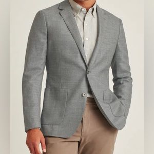 Bonobos Jetsetter Unconstructed Italian Wool Blazer, light gray